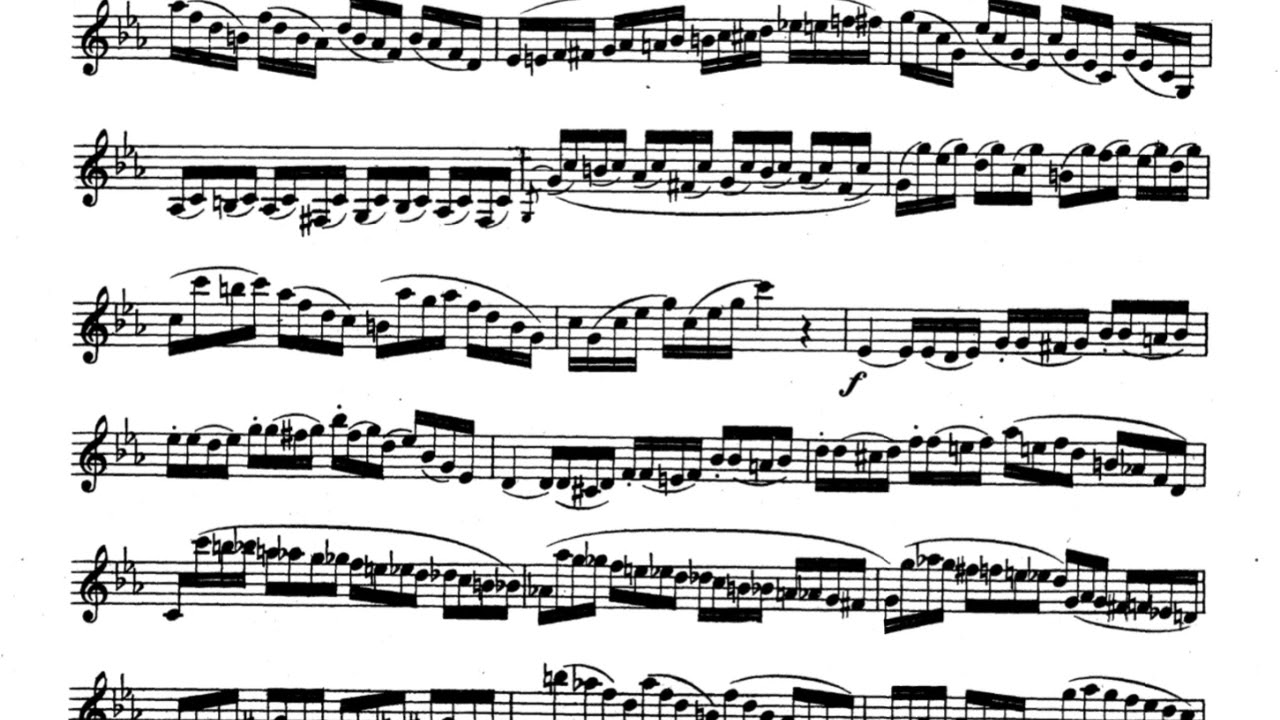 C.Rose No. 26. Thirty - Two Etudes For Clarinet.