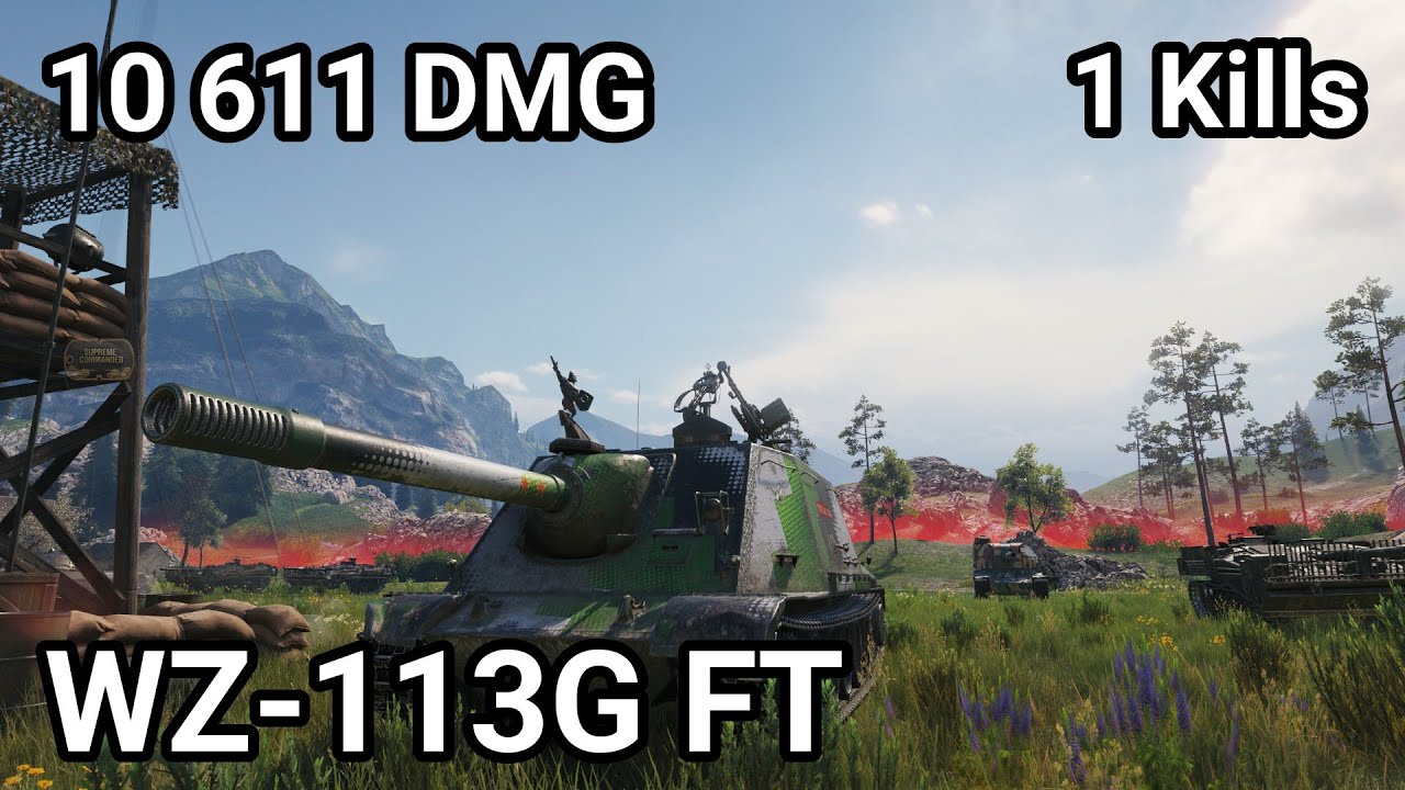 WZ-113G FT - 10 611 damage / 1 kill / 1 960 blocked / 265 assist
