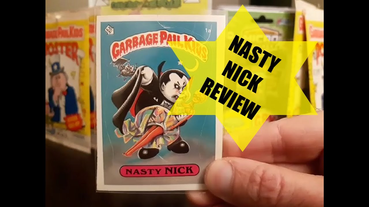 Nasty Nick: The First Ever Garbage Pail Kids Card!