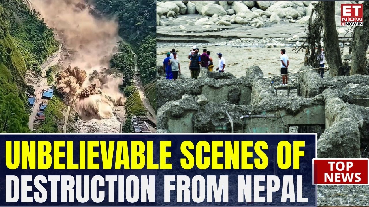 NEPAL FLOOD HORROR DEEPENS: Shocking Drone Footage Shows Massive Scale Of Devastation | World News