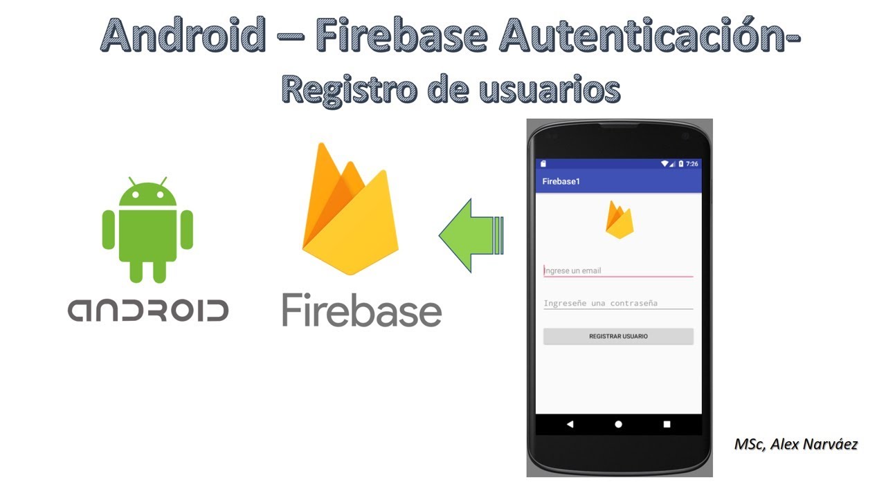 Android  y Firebase  1 - Autenticación - Registro de Usuarios