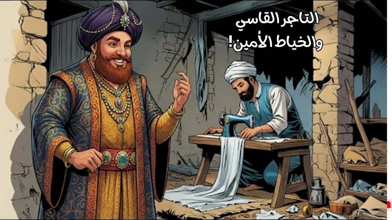 قصة الخياط الفقير والتاجر الذي تحول ذهبه إلى رمل.. نهاية ستجعل قلبك يرتجف! 😱