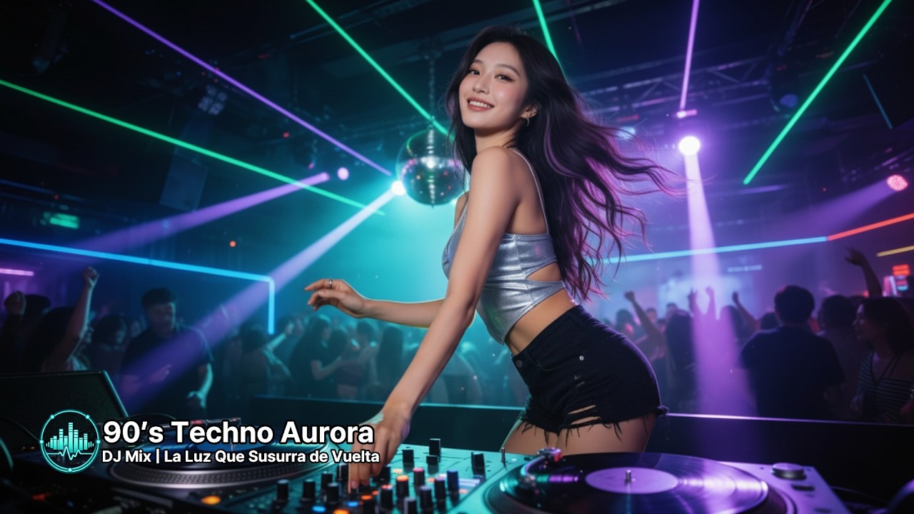 💿 90’s Techno Aurora – DJ Mix | La Luz Que Susurra de Vuelta 🚀✨🔥