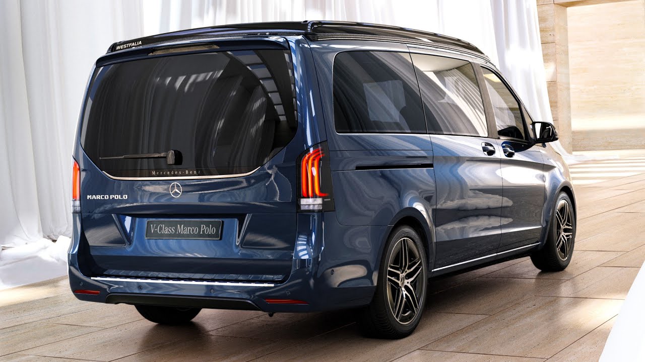 Новый Mercedes Benz V-Class Marco Polo 2024 года — более просторный кемпер