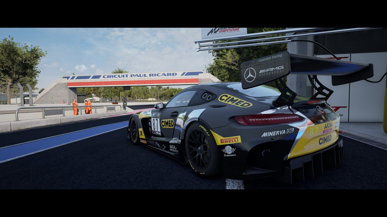 Assetto Corsa Competizione RACE SETUP & TRACK TIPS @ Paul Ricard / AMG GT3 / W SETUP LINK