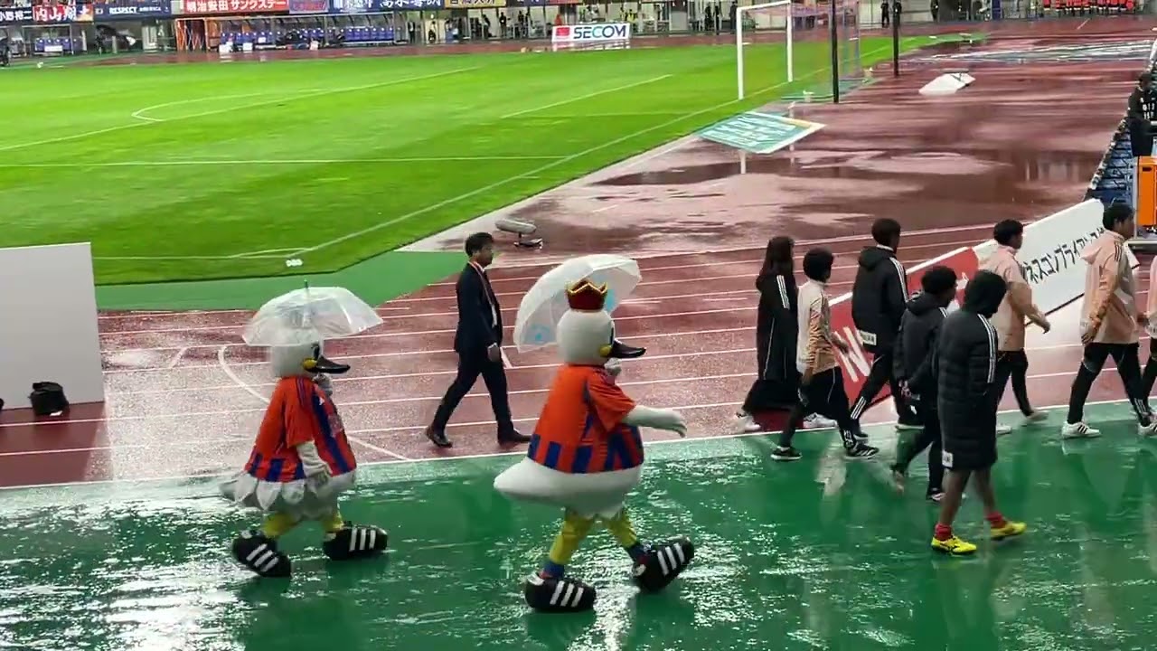 2025.10.26降格決定後アルビレックス新潟試合終了後の挨拶。(ヴィッセル神戸戦)