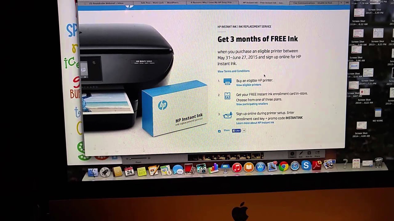 HP Instant Ink Program and How It Works #NeverRunOut