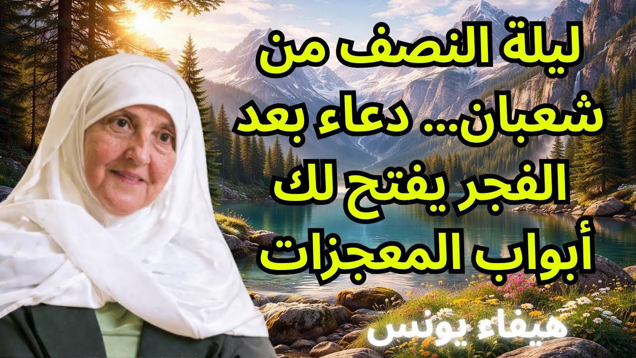 ليلة النصف من شعبان… دعاء بعد الفجر يفتح لك أبواب المعجزات | د. هيفاء يونس