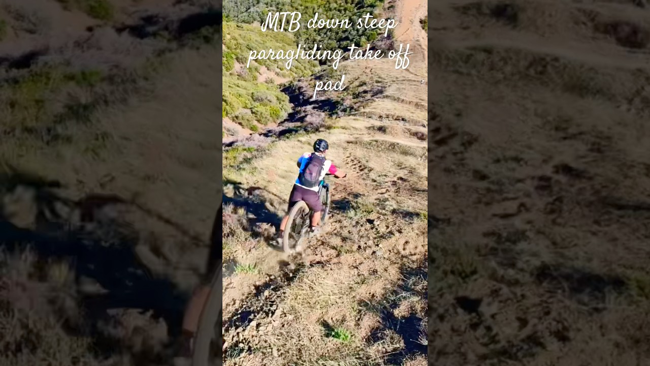 MTB down 4000ft take off pad. 