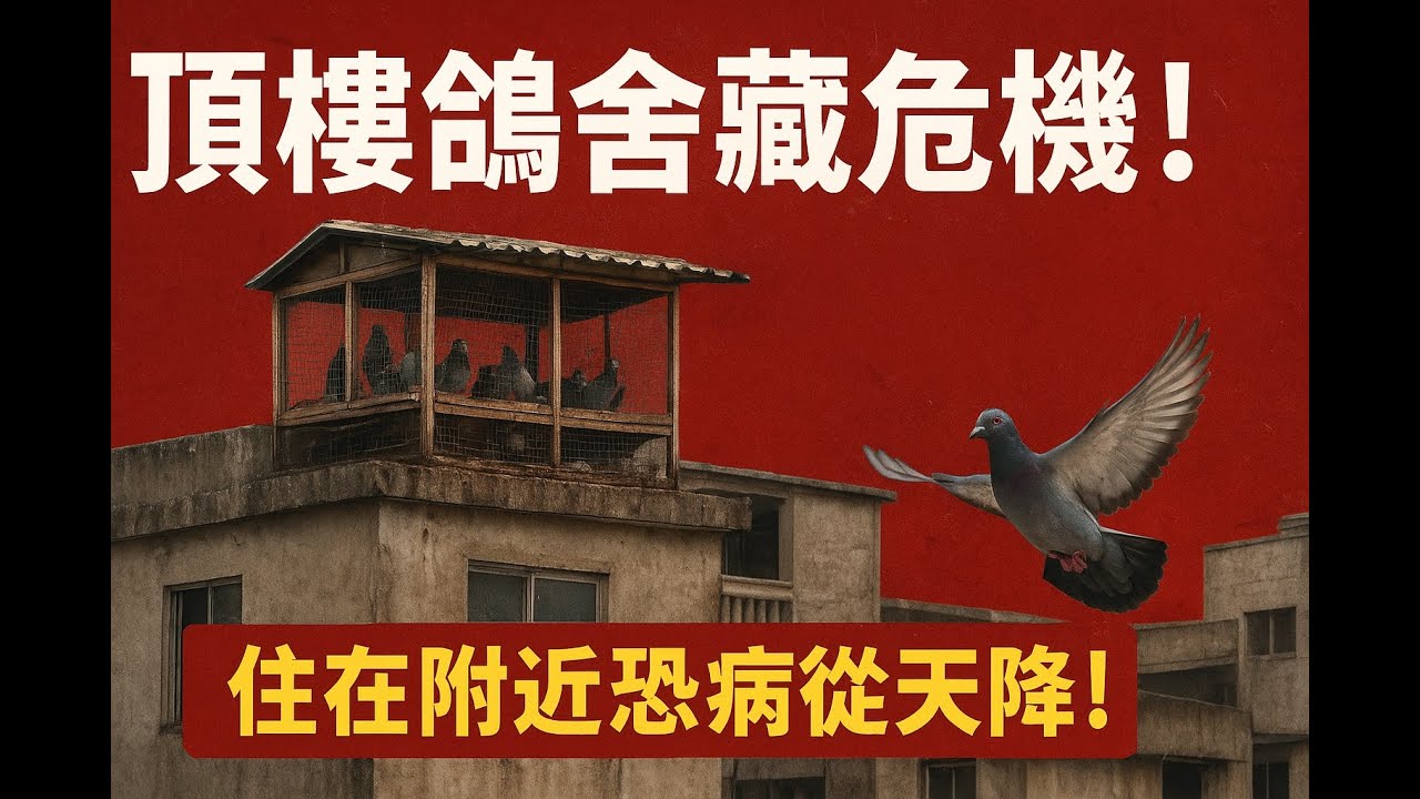 【緊鄰鴿舍】-「頂樓鴿舍藏危機！」住在附近恐病從天降！
