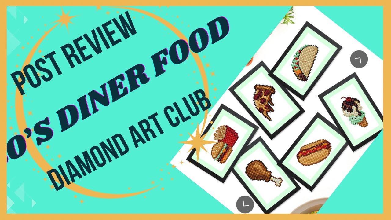 Mini Dazzles 50’s Diner Food by Pixiestyx and Diamond Art Club Post Review - So Many Specials!!