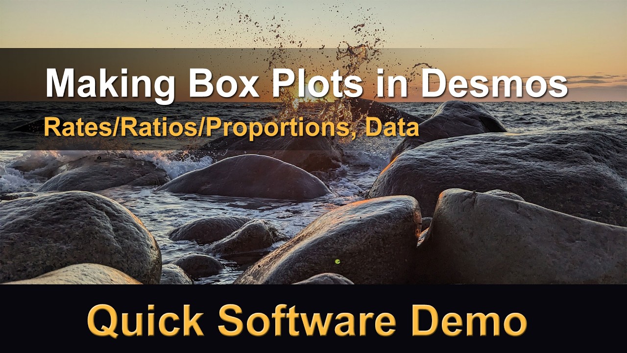 Making a box plot with Desmos