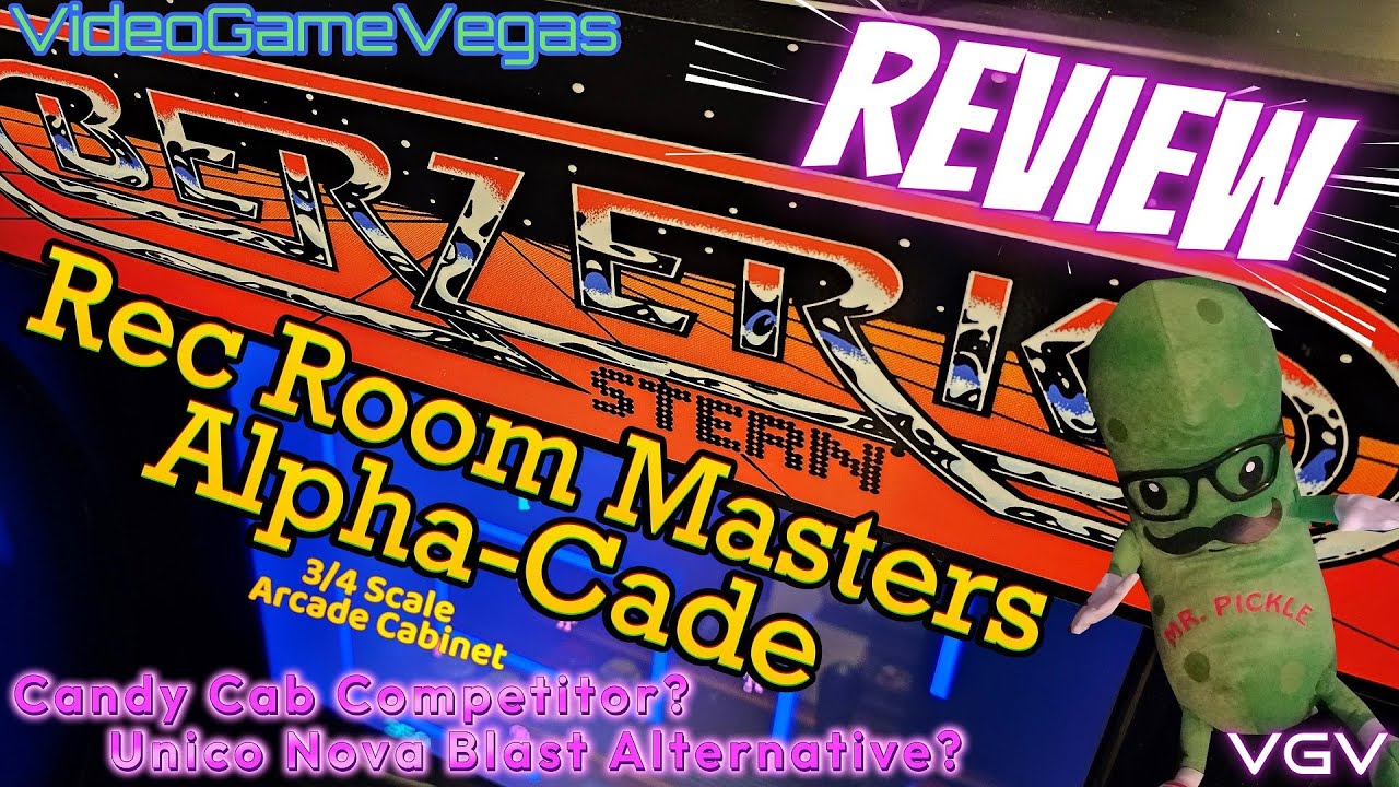 Review- Rec Room Masters 3/4 Scale Alpha-Cade Berzerk Arcade Cabinet (Unico Nova Blast Alternative?)