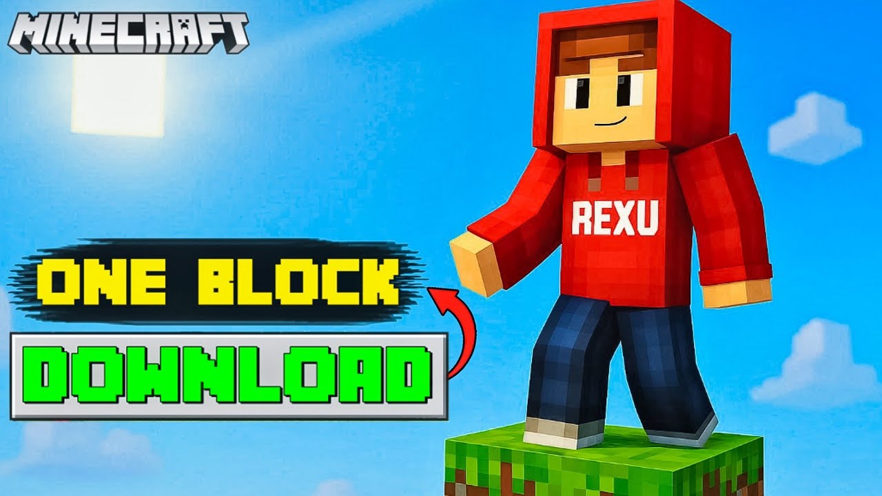 How To Download One Block Map in MCPE | 100% Working ✅