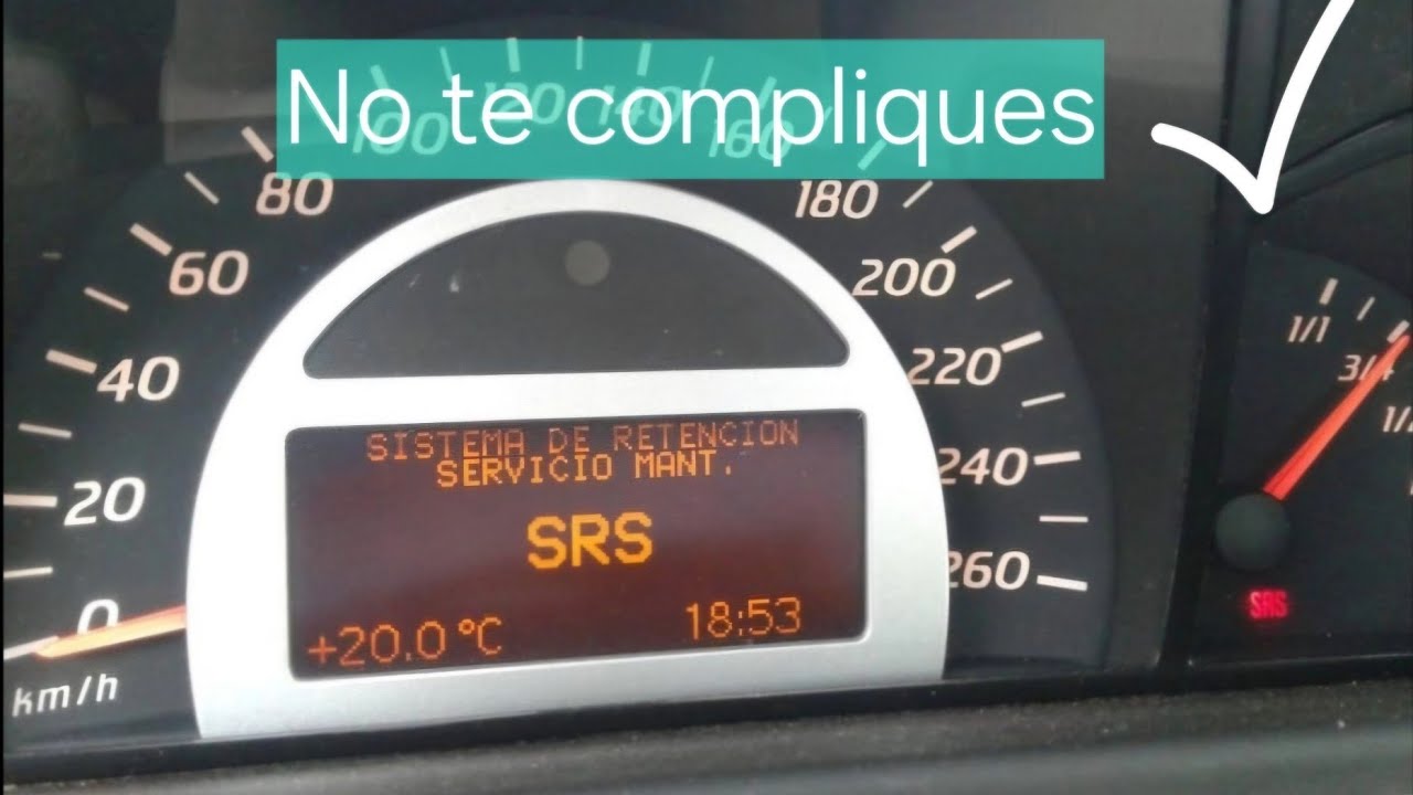MERCEDES FALLO SRS SENSOR DE EMULACION