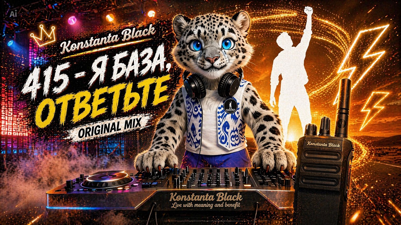 415 - Я БАЗА ОТВЕТЬТЕ, KONSTANTA BLACK, ORIGINAL MIX, BIG ROOM HOUSE, ELECTRO HOUSE, 2026
