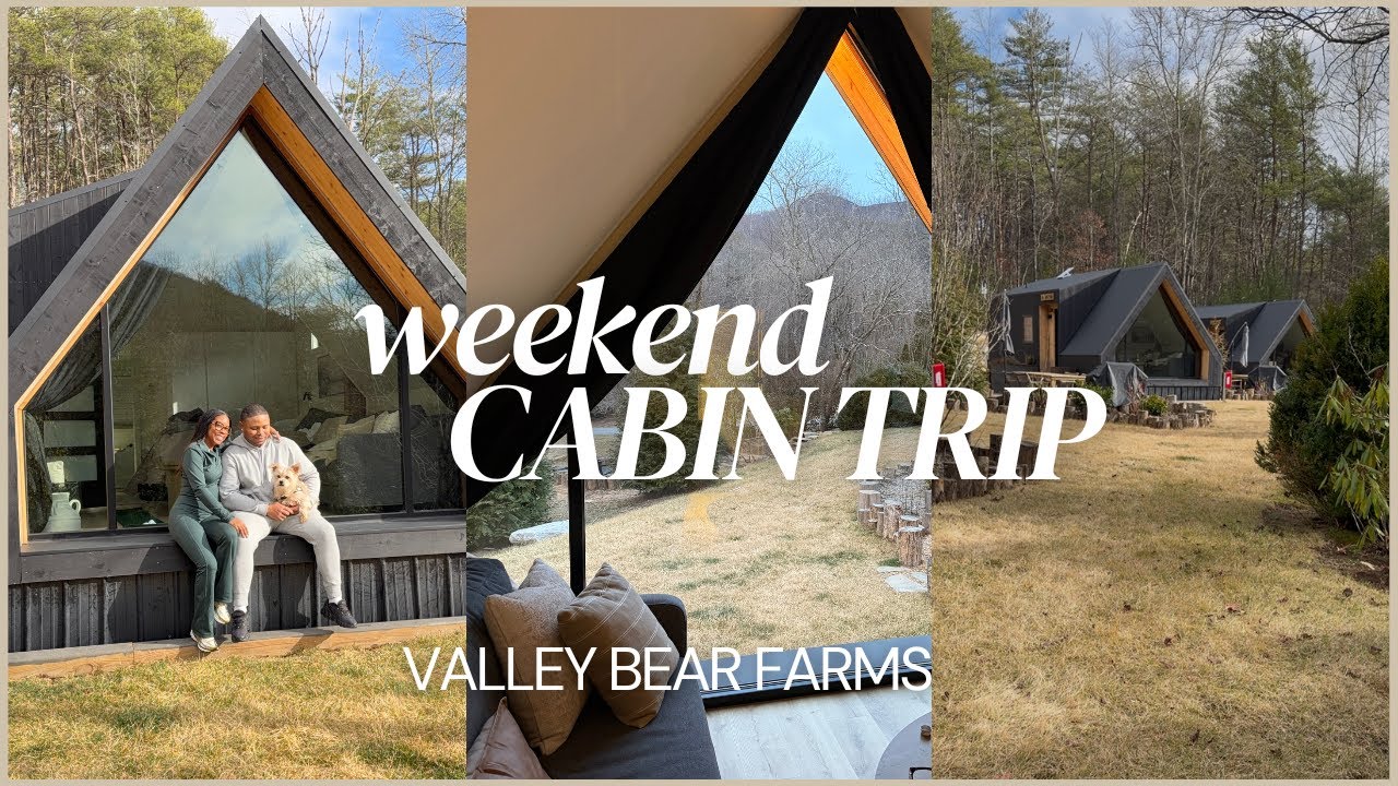 Weekend in the Cabins at Valley Bear Farms | Weekend Glamping Vlog