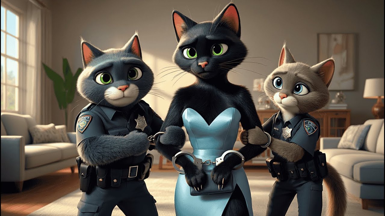 👿😾The malicious stepmother of the kitten and the revenge of the cat father💥#story#catshorts#aicat