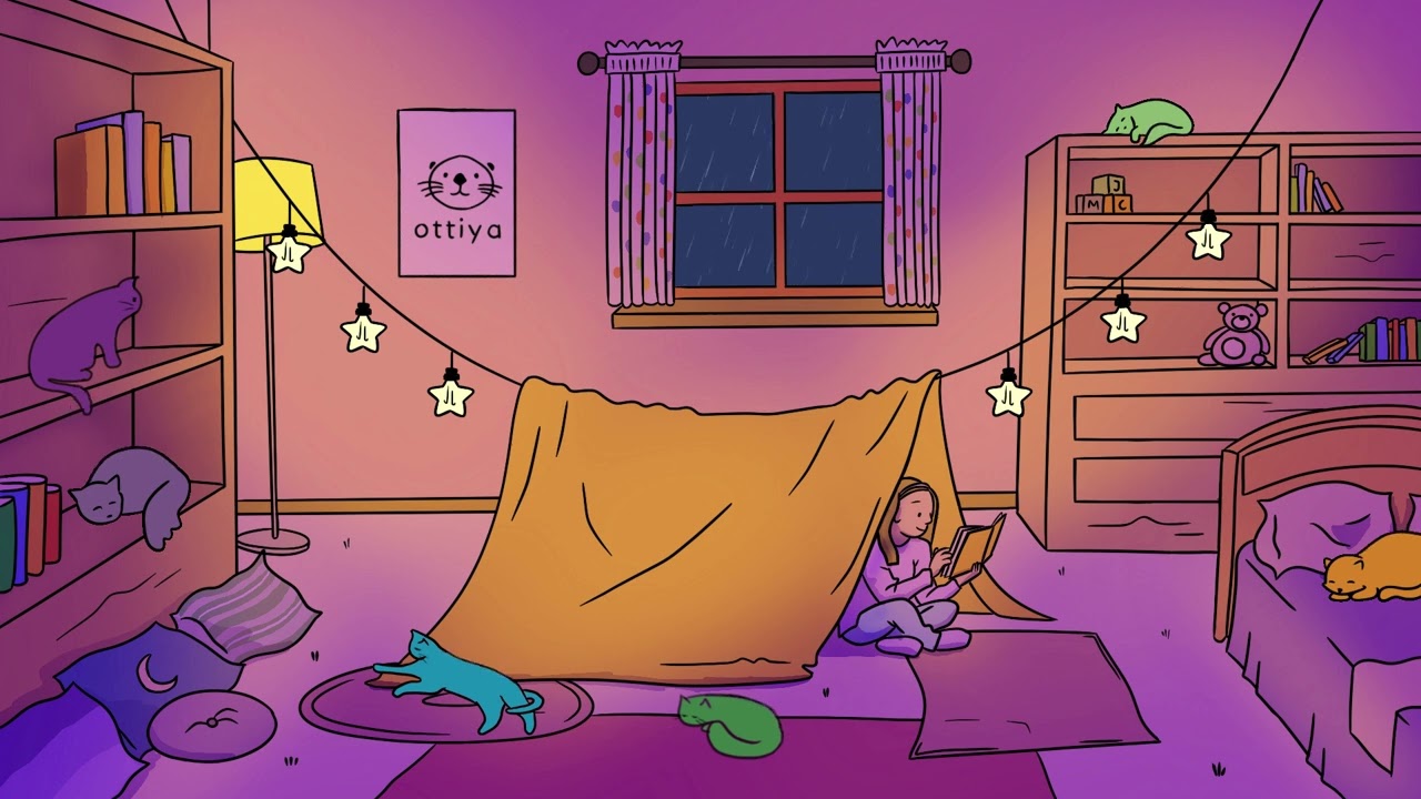 Rainy Day with Cats🐱 5-Minute Mindfulness for Kids ฅ^•ﻌ•^ฅ