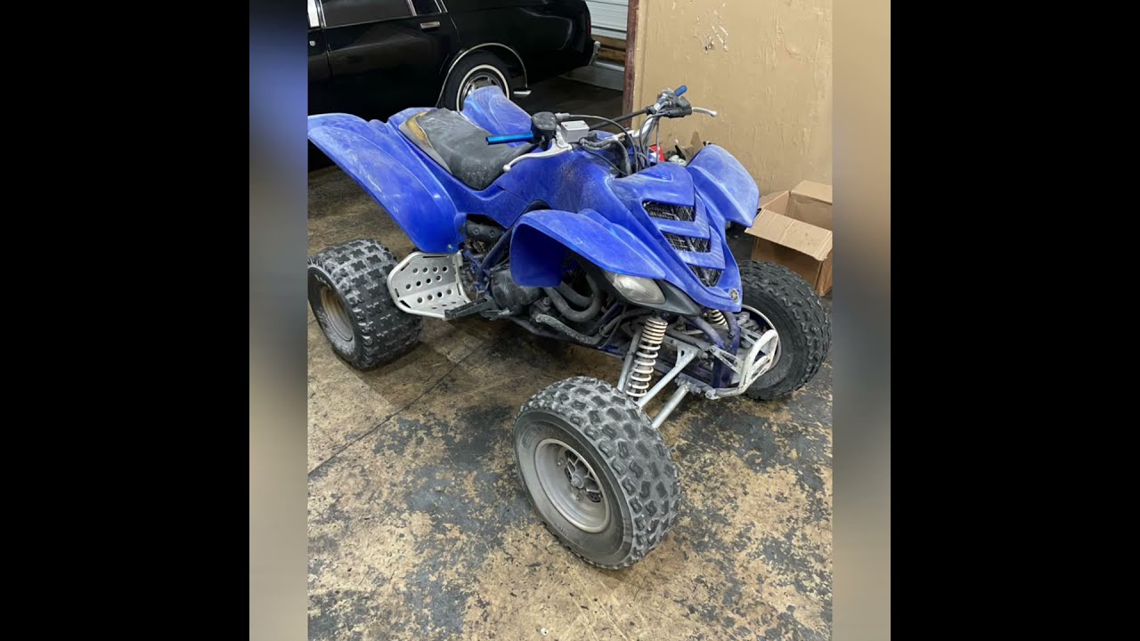 🔧🌴 part 2 2005 yamaha raptor 660  new spark plug new key Ignition new battery new solenoid