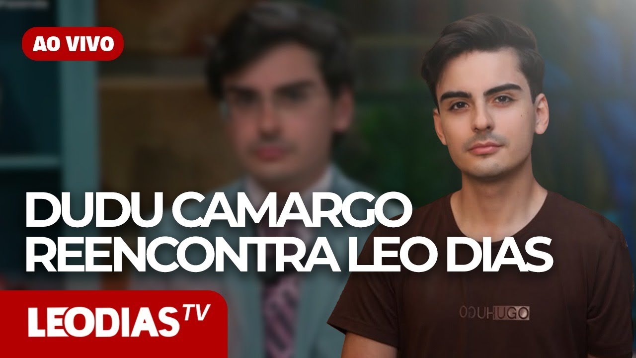 DUDU CAMARGO REENCONTRA LEO DIAS | JORNAL DOS FAMOSOS | LeoDias TV