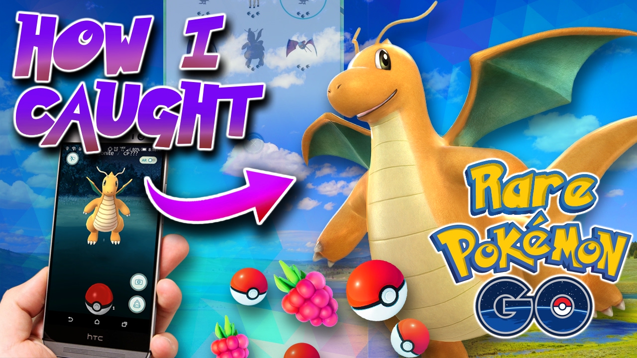RARE POK&Eacute;MON IN POK&Eacute;MON GO! HOW TO CATCH DRAGONITE! HOW I CAUGHT DRAGONITE AT LVL 10!