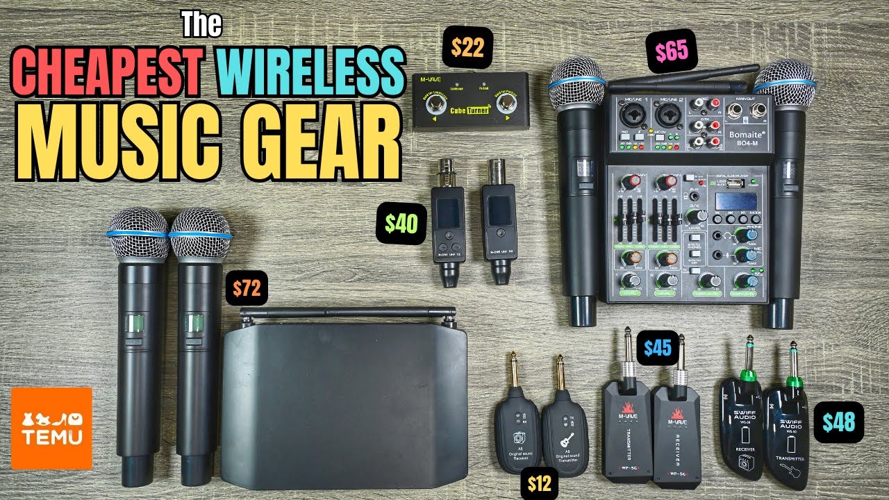 The Absolute CHEAPEST WIRELESS MUSIC GEAR I Could Find on TEMU