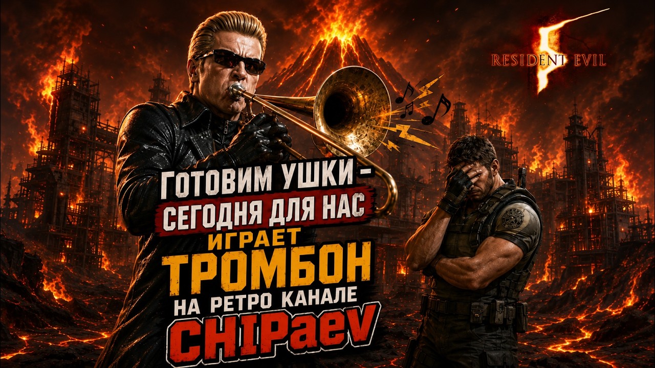 №106 МАРАФОН РЕЗИДЕНТОВ С ЧИПАЕМ - RESIDENT EVIL 5 ФИНАЛЬНЫЙ ФИНАЛ, ДОБИВАЕМ на 100% - СТРИМ #542