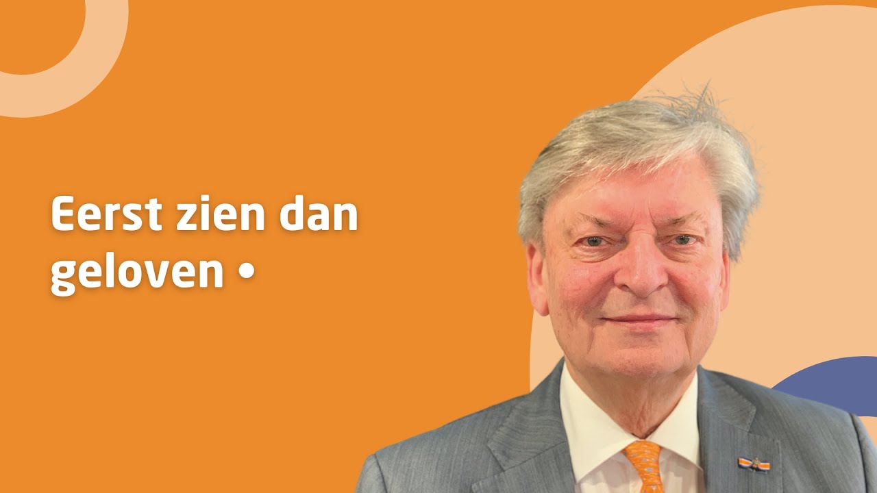 ds. Willem J J  Glashouwer &bull; Eerst zien dan geloven