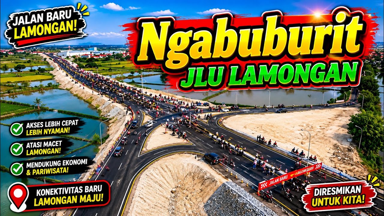JLU LAMONGAN JADI TEMPAT NGABUBURIT FAVORIT WARGA LAMONGAN