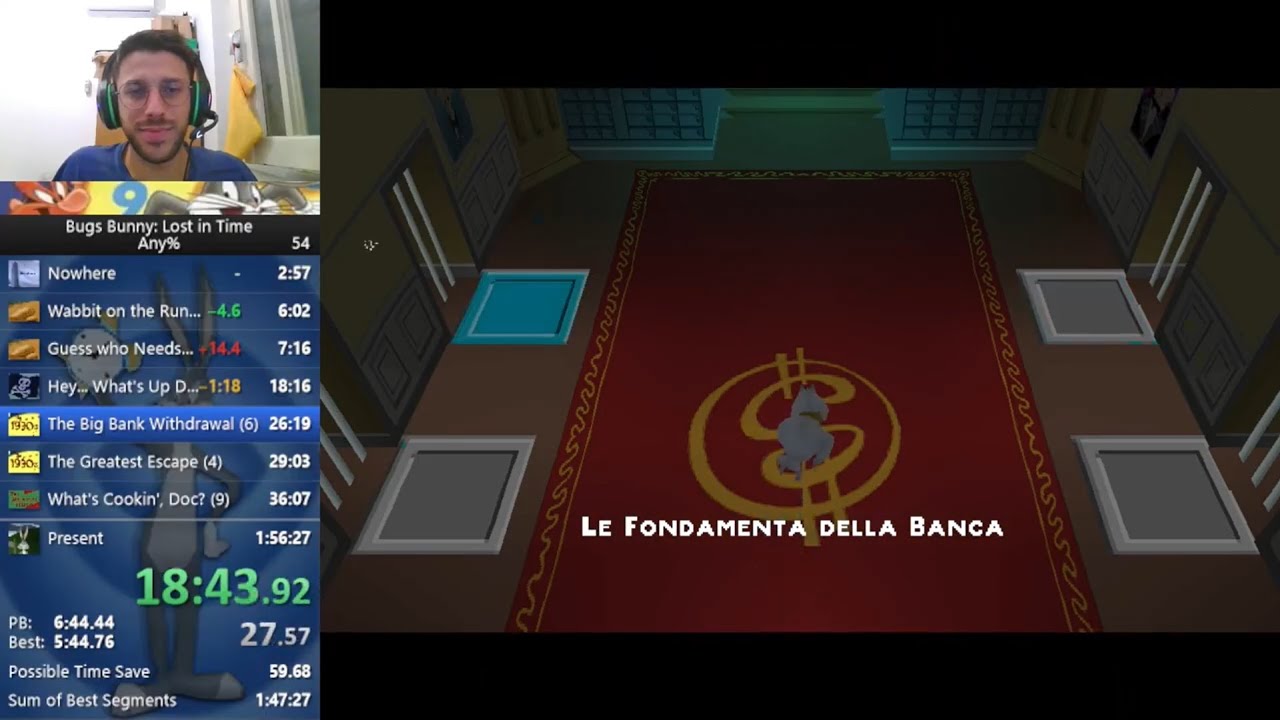 Bugs Bunny: Lost in Time - Any% Speedrun - 1:55:37