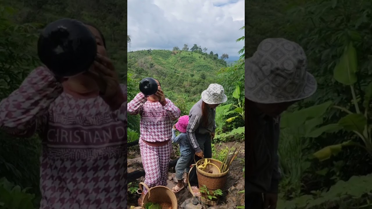 #hardwork #farming #singlemomfarm #fishing #singlemomnewlife #food #agrolife #nature #cooking