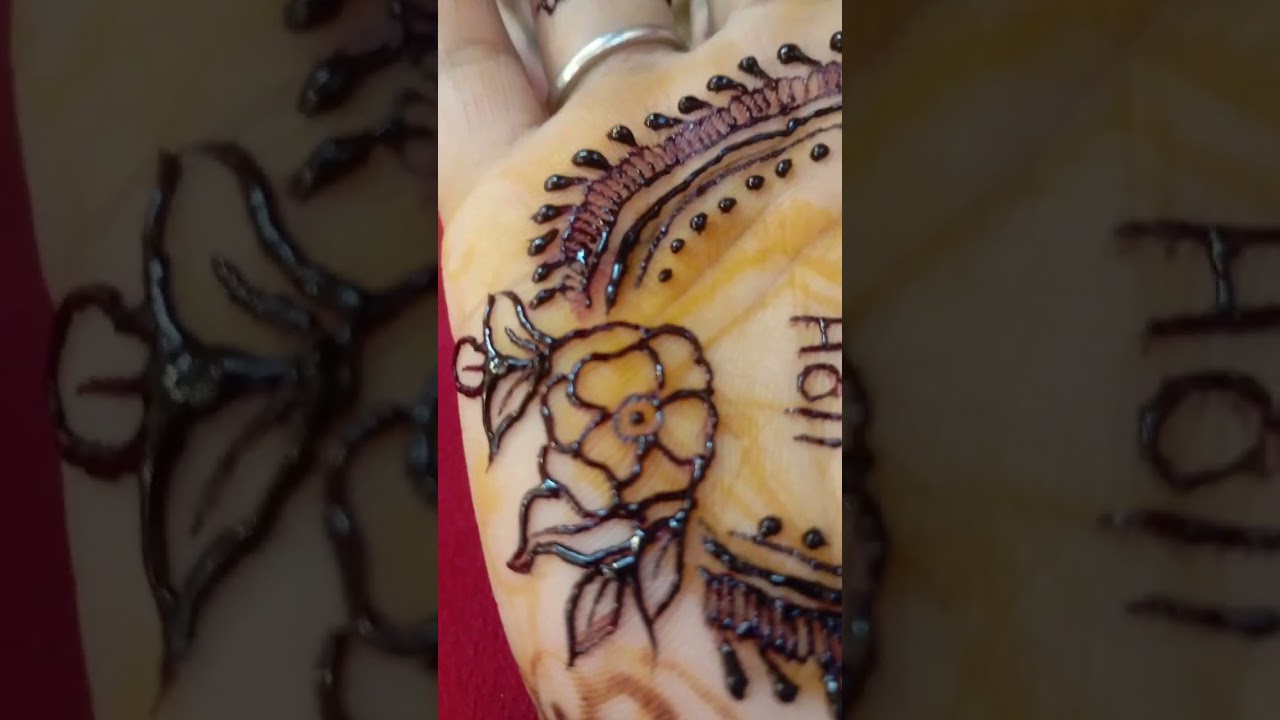 Holi mehandi designs 