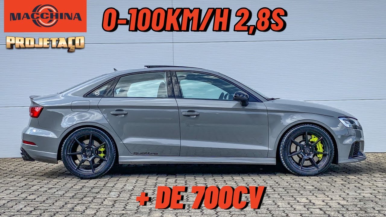 AUDI RS3 700CV. JATO DE RUA! #PROJETAÇO