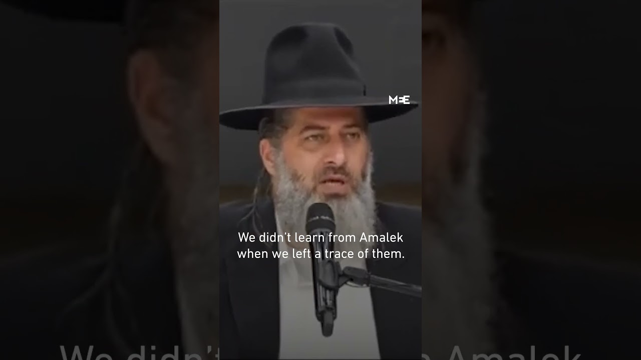 Israeli rabbi calls for starvation and death of Gaza&rsquo;s children