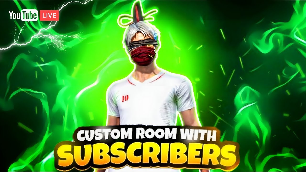 custom room with subscribers | Free Fire live  | Ayronix