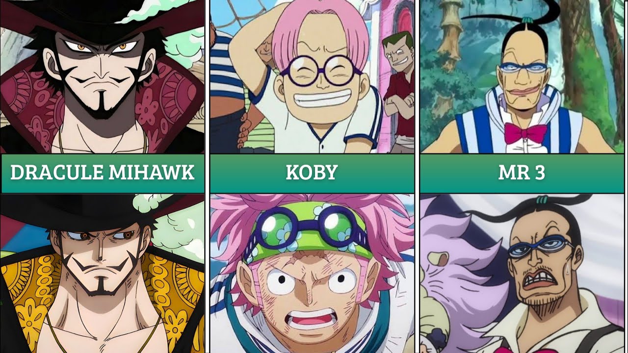 One Piece Characters Before and After Timeskip