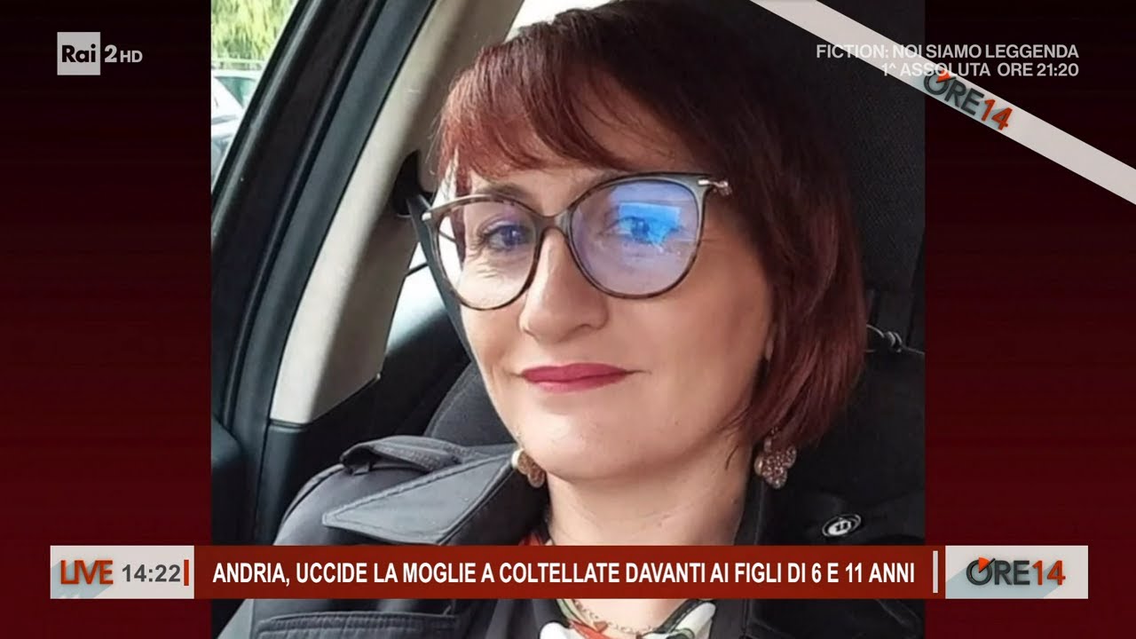 Andria, uccide la moglie a coltellate davanti ai figli di 6 e 11 anni - Ore 14 del 29/11/2023