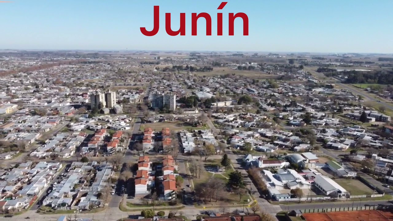 Junín,desde el aire,Buenos Aires,Argentina