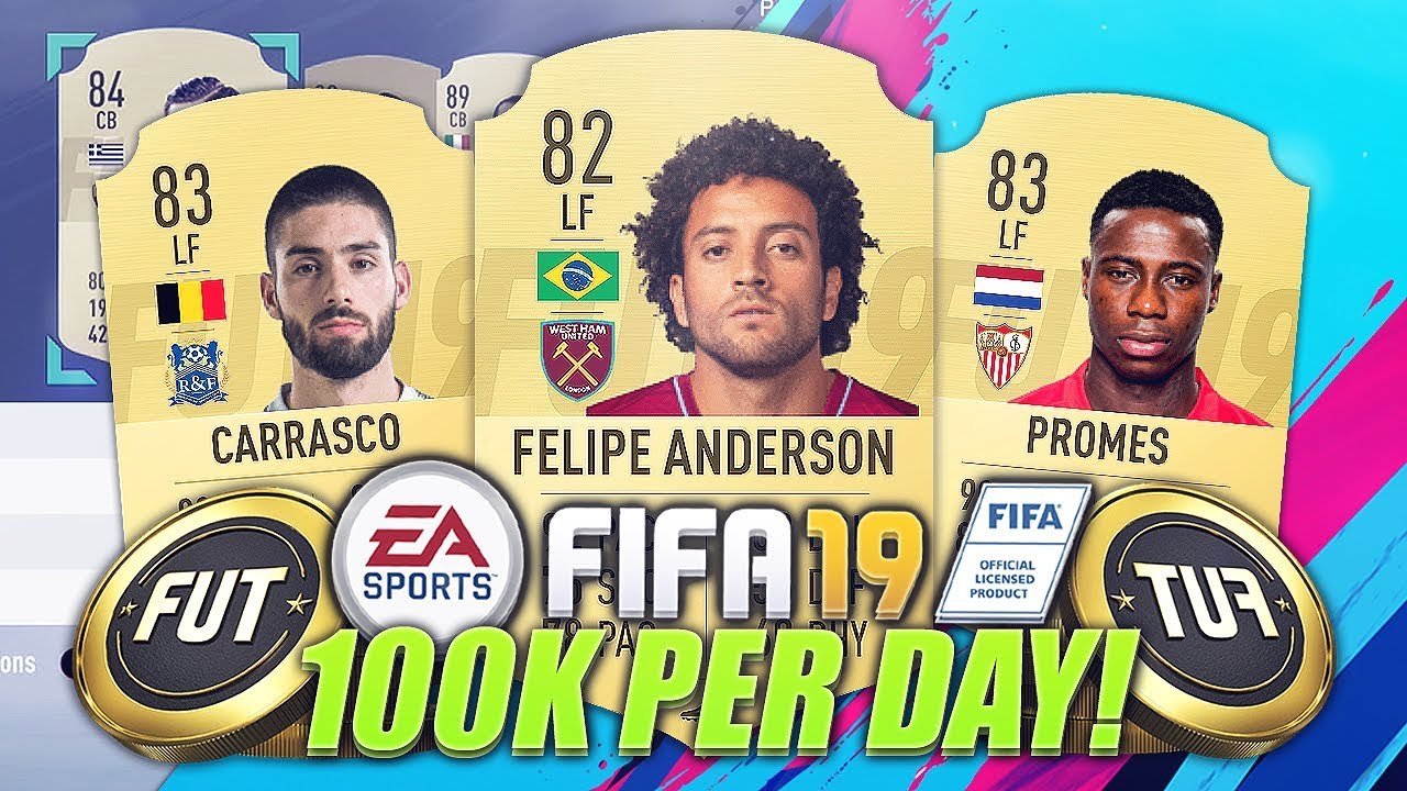 MAKE 100K PER DAY! (FIFA 19 Best Trading Method)