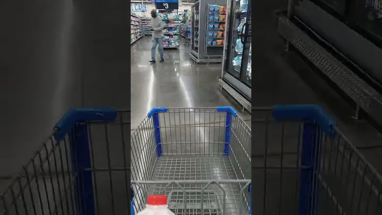 So I'm at Walmart 