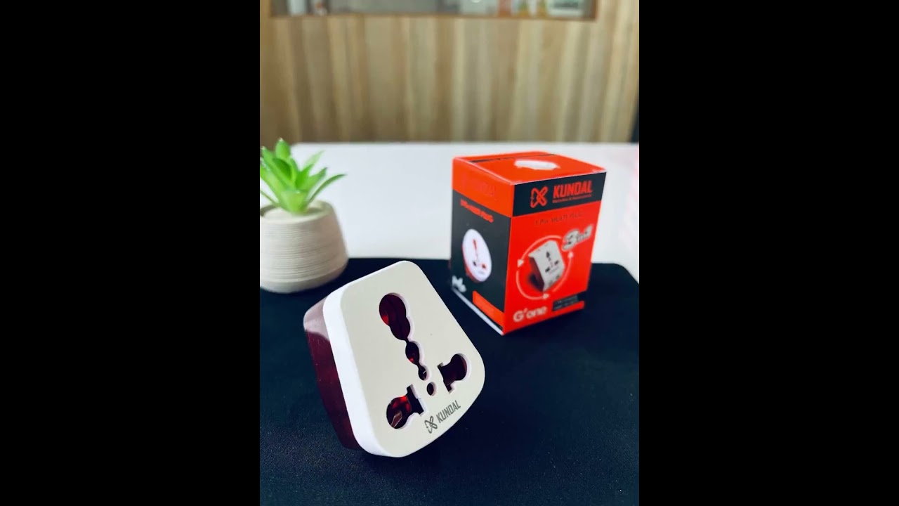 KUNDAL Multi plug travel adapter #kundal #electrical #music #travel