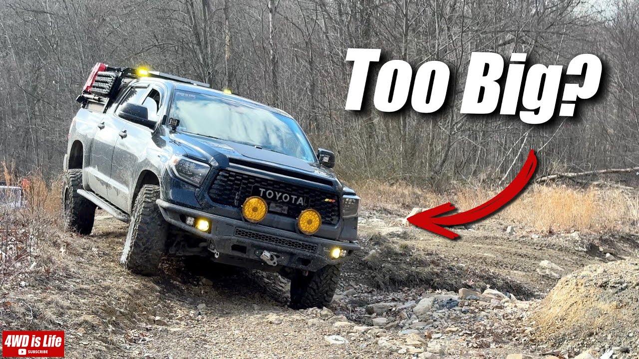 TOYOTA Tundra — внедорожные испытания на зелёных трассах AOAA