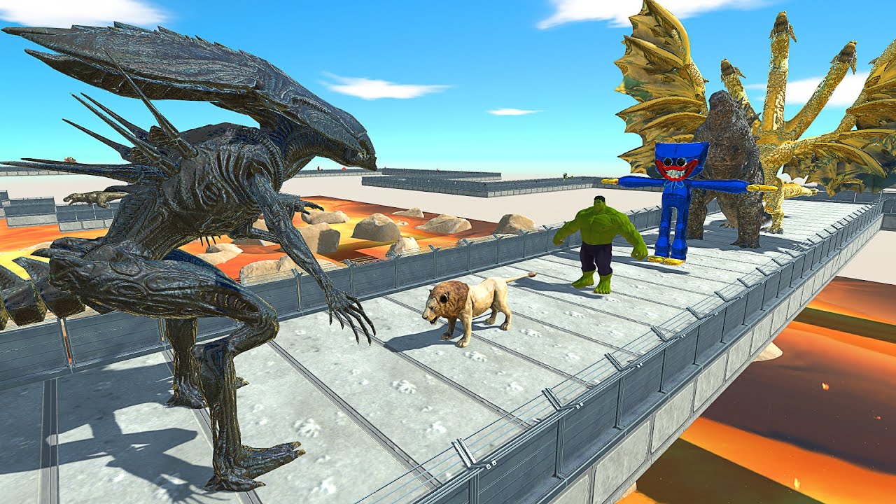 NEW UNIT | Xenomorph Lava Death Run - Animal Revolt Battle Simulator