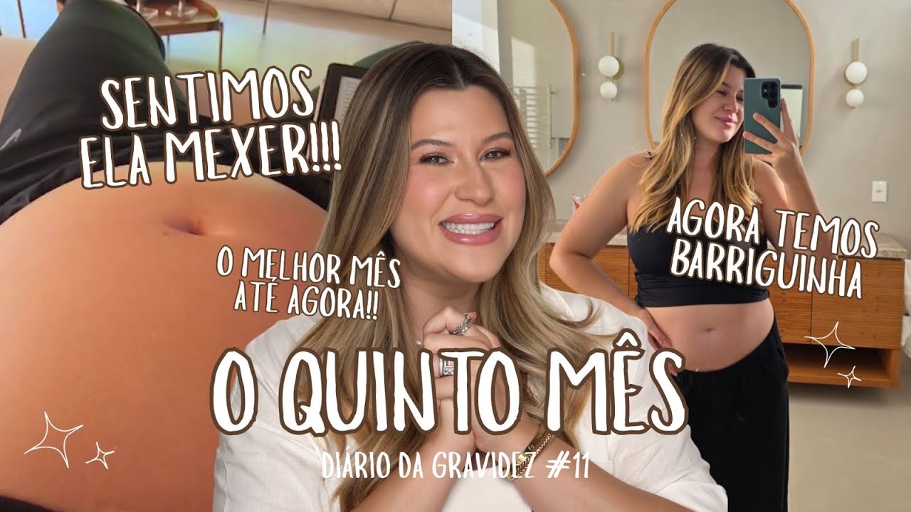 QUINTO MÊS - Diário da Gravidez #11