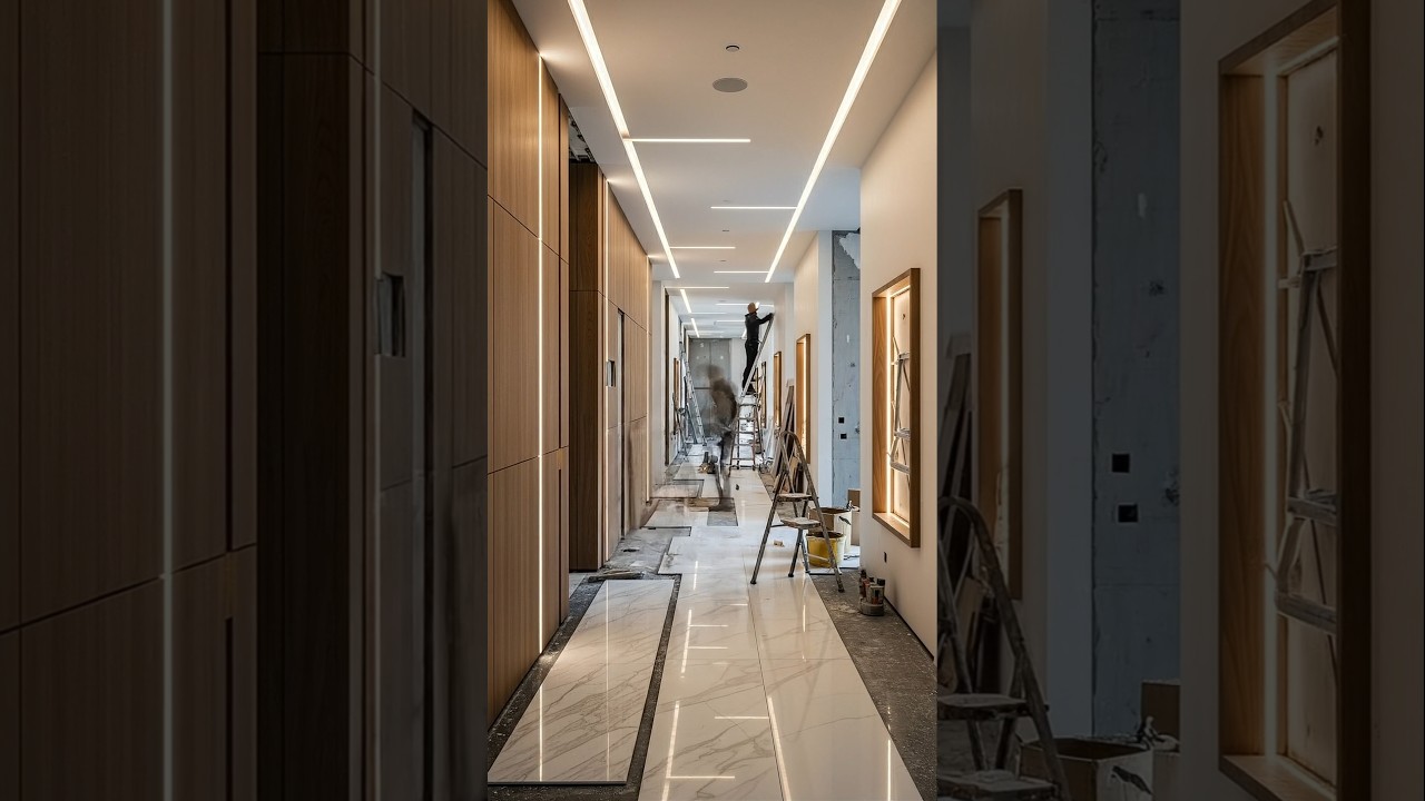 Luxury Corridor Transformation | Architectural Statement Hallway Reveal 