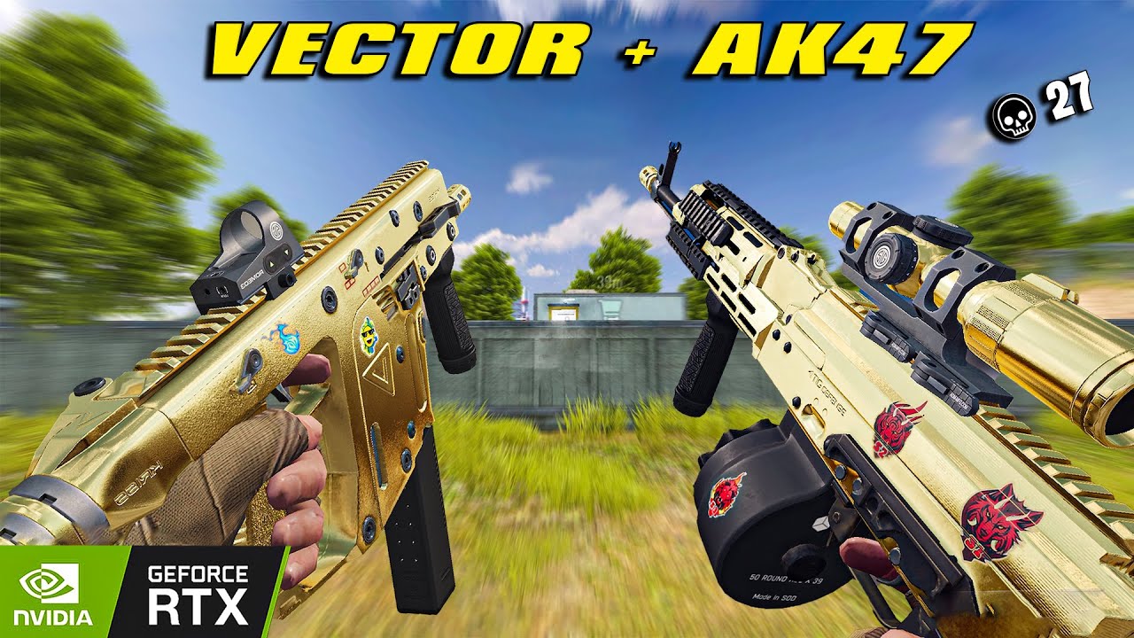 AK + VECTOR 27  kill solo vs squad Blood strike pc max graphic rtx 2060