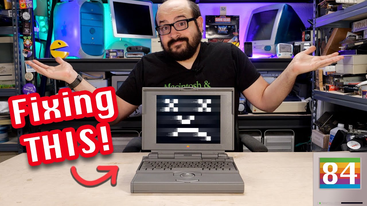 Fixing Common Vintage PowerBook Problems + Recapping Luke Miani's PowerBook 165