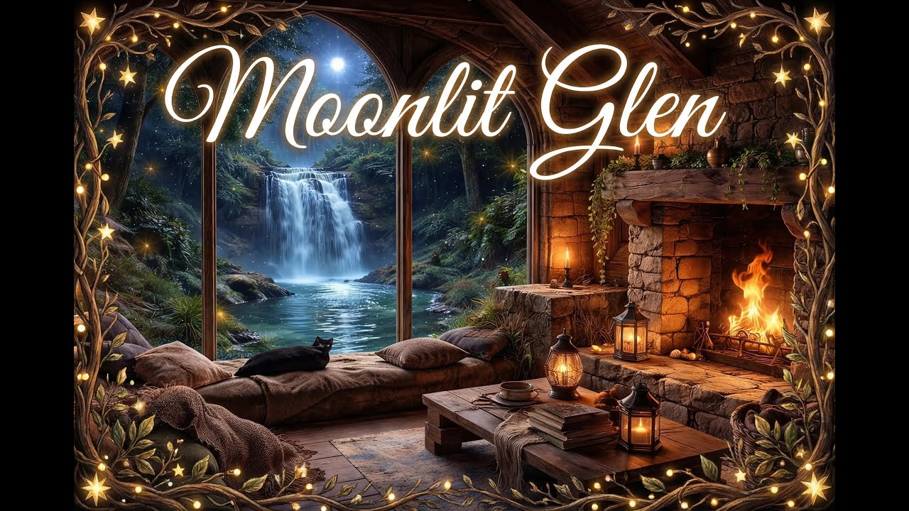 Moonlit Glen Ambience | Enchanted Celtic Medieval Music for Relaxation