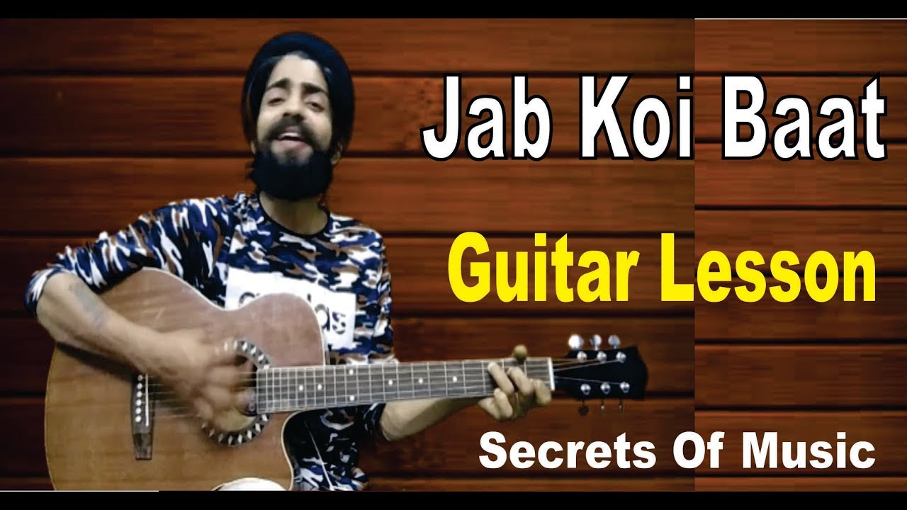 Jab koi baat bigad jaye |guitar tutorial, easy chords